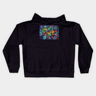 Hello fishies ii Kids Hoodie